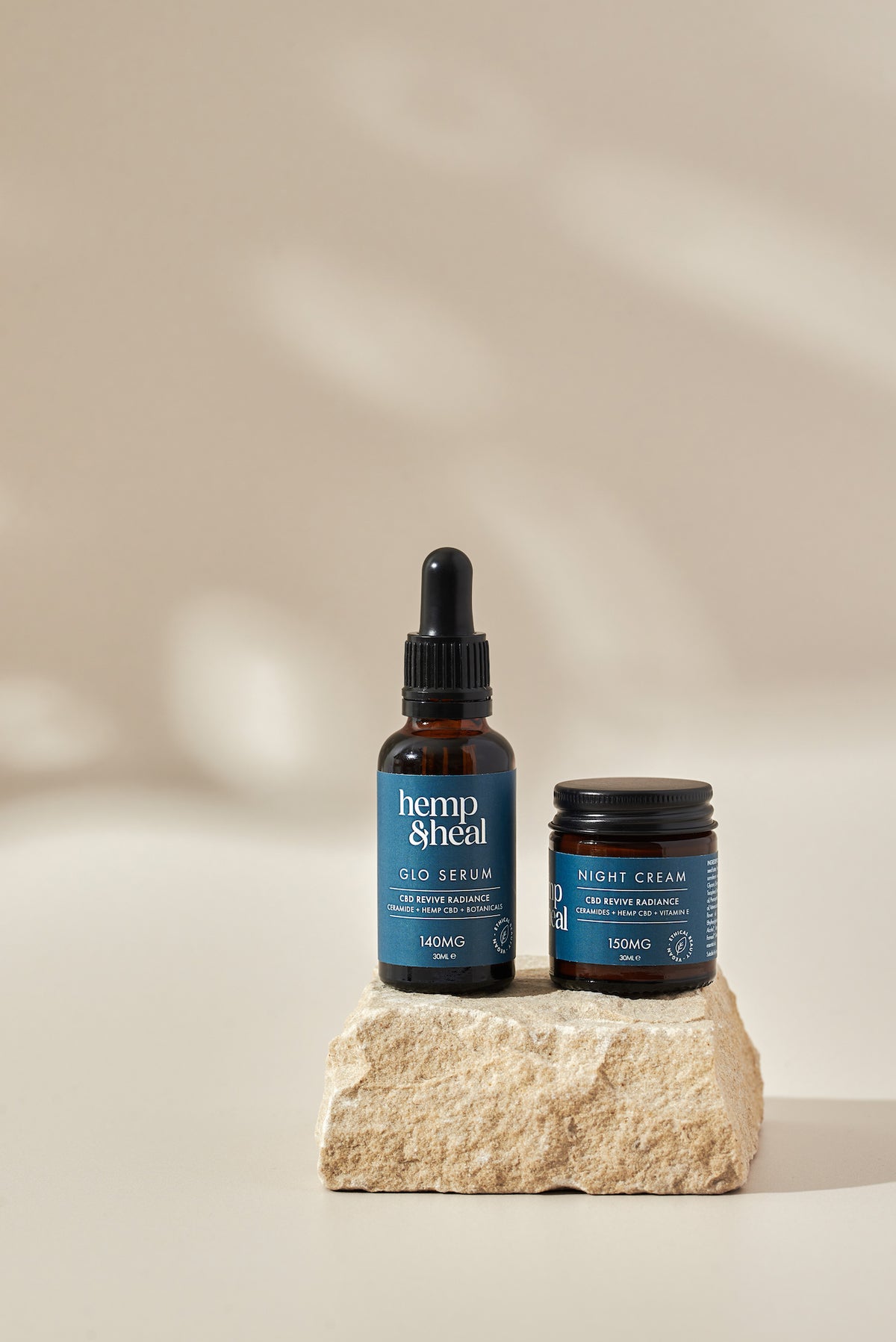 CBD Radiant Night Duo: Nourish & Renew