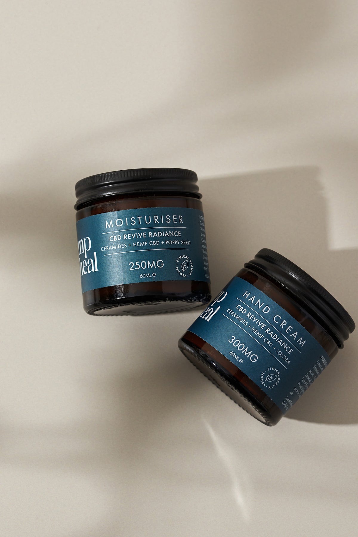 CBD Luxe Radiant Skin Duo: Hand Renewal & Daily Moisture